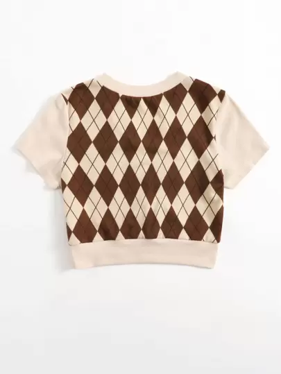 Cute shirts shein clearance