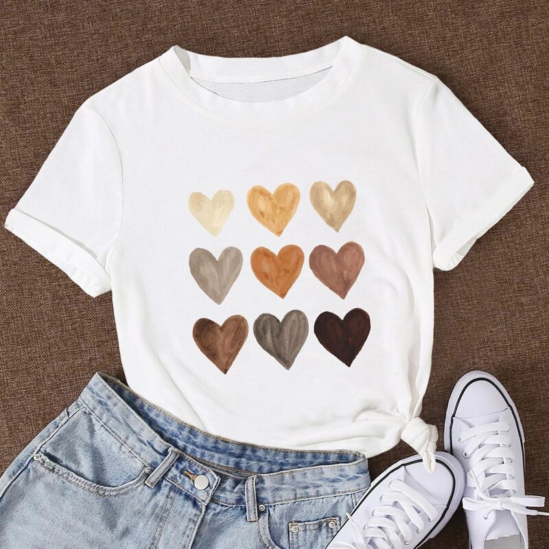

Heart Graphic Tee, White