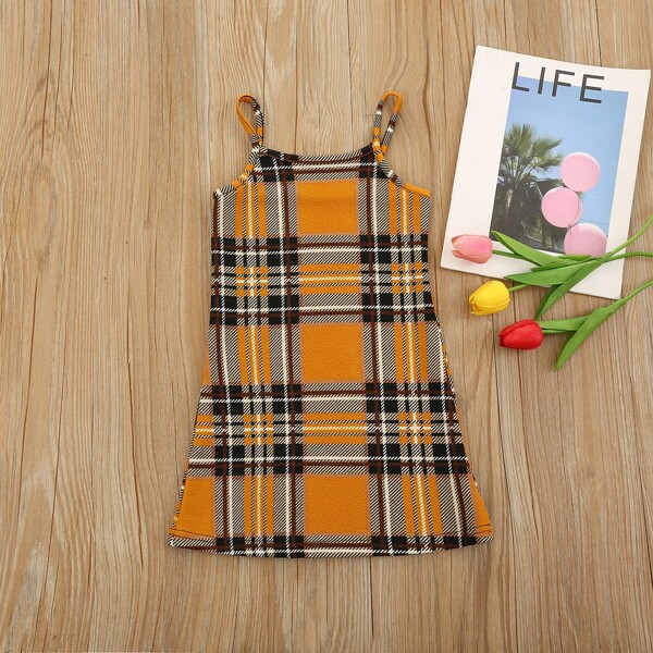 

Toddler Girls Plaid Cami Dress, Multicolor