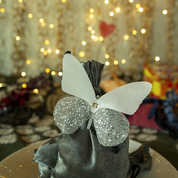 

6pcs Butterfly Shaped Decorative Clip, Multicolor