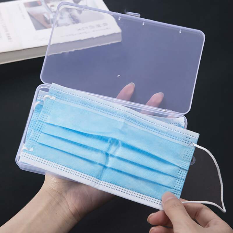 

1pc Clear Face Cover Storage Box