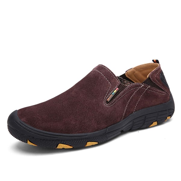 

Men Minimalist Loafers, Maroon