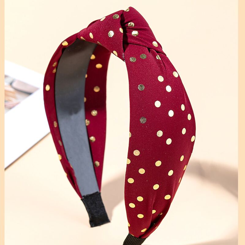 

Cross Knot Design Headband, Red