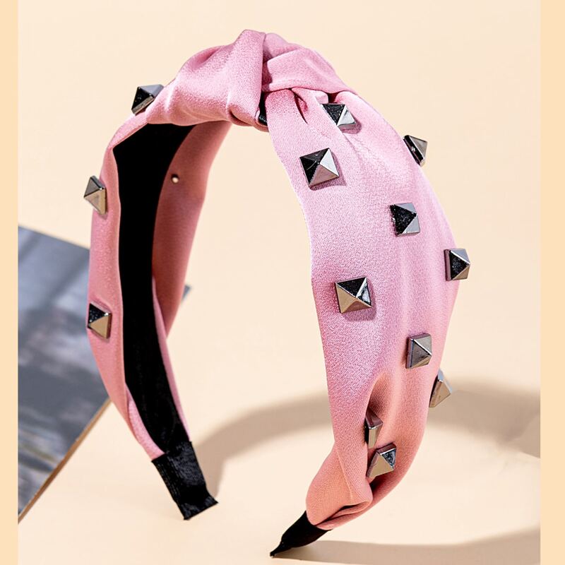 

Cross Knot Design Headband, Pink