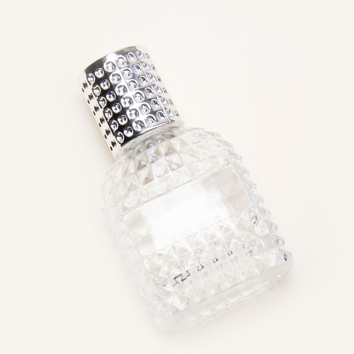 

1pc Rhinestone Perfume Spray Subpackage Bottle, Silver