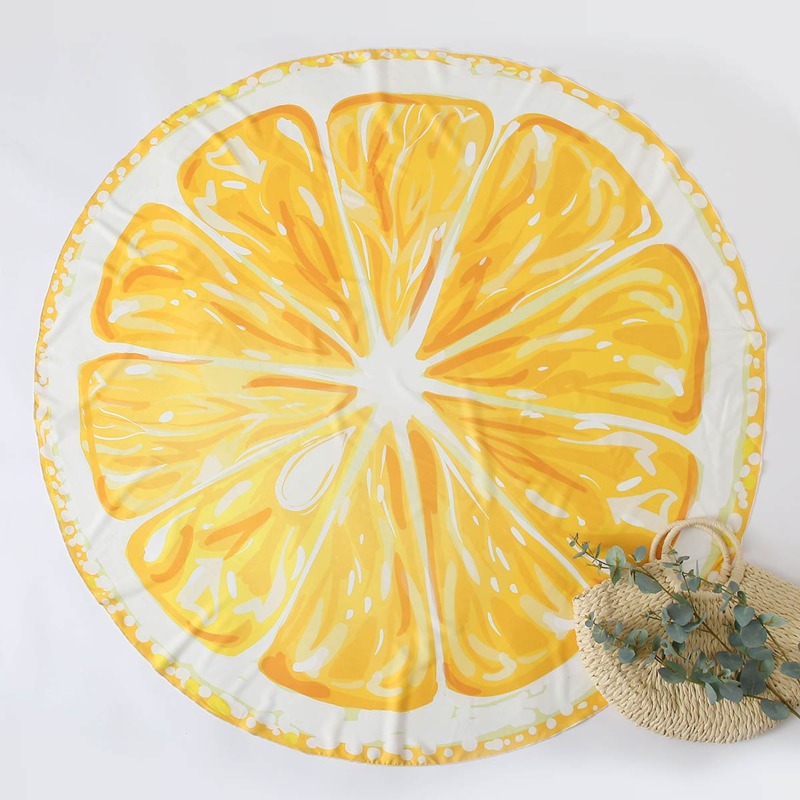 

Orange Design Beach Blanket