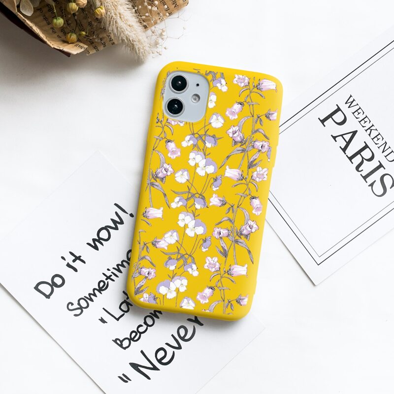 

Floral Pattern iPhone Case, Yellow