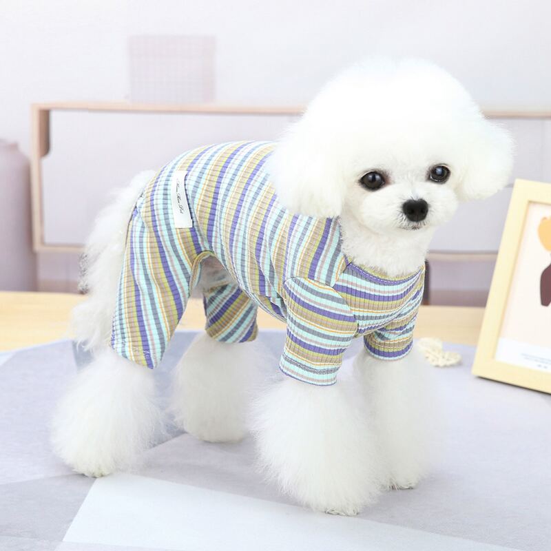 

Striped Pattern Pet Pajama, Multicolor