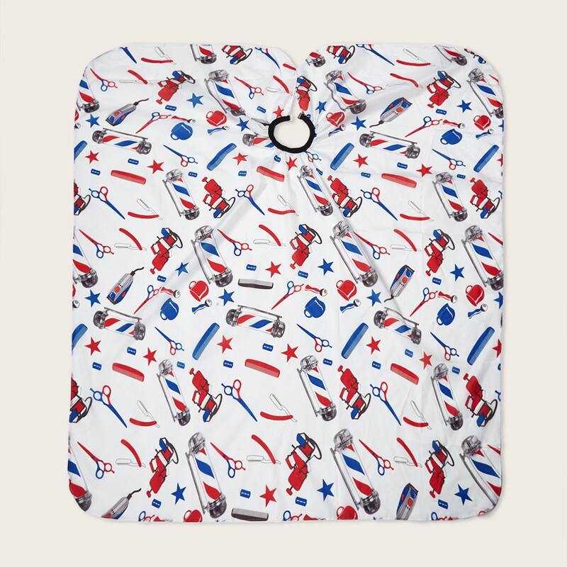 

Star Print Salon Haircut Cape, Multicolor
