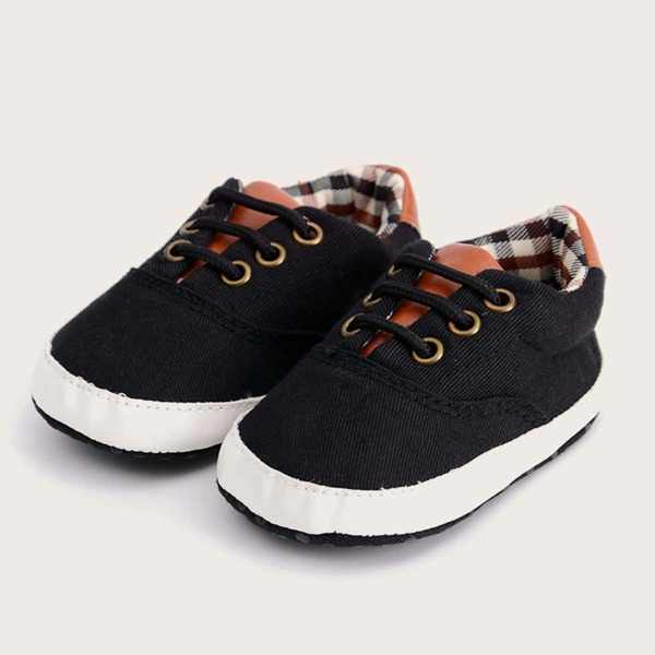

Baby Boy Lace-up Front Sneakers, Black