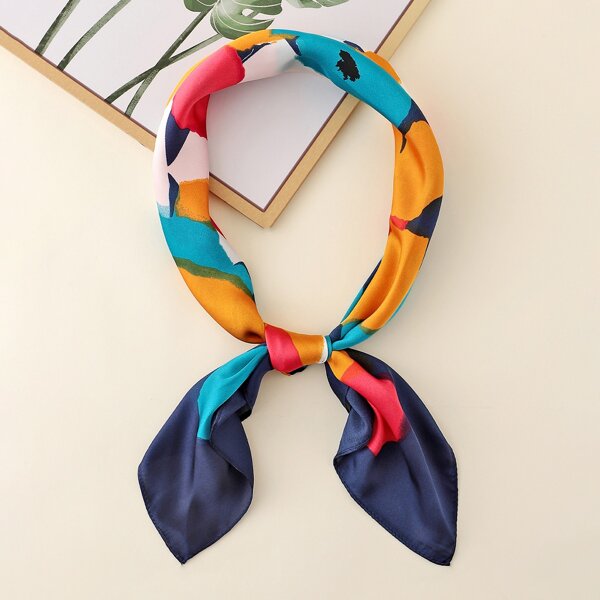 

1pc Graphic Bandana, Multicolor