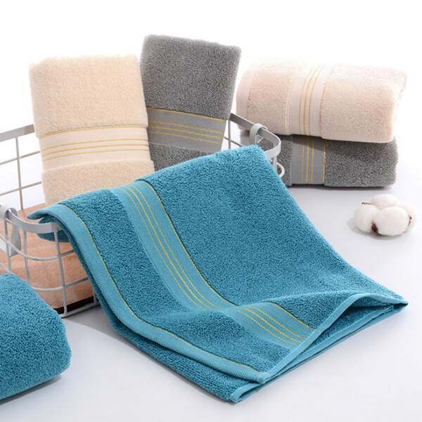 

2pcs Random Color Face Towel, Multicolor