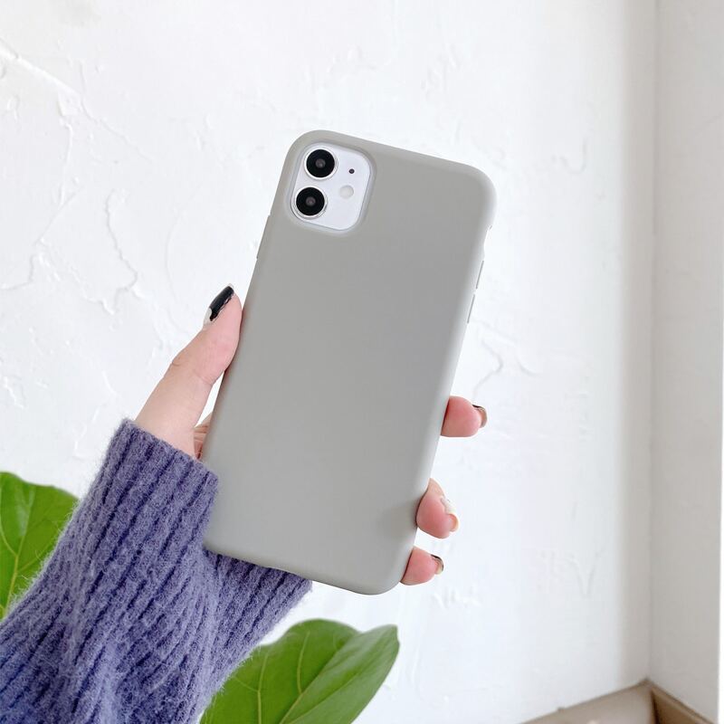 

Solid iPhone Case, Grey