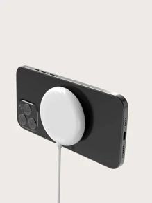 15W Sucker Wireless Charger - White - View 2