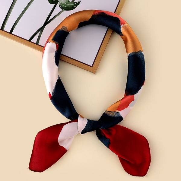 

1pc Graphic Bandana, Multicolor