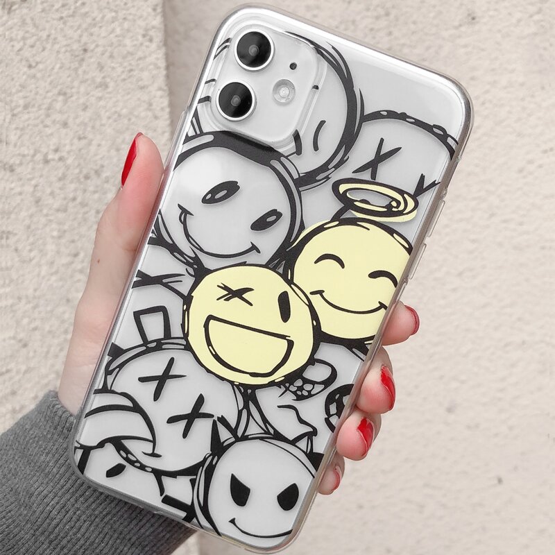 

Cartoon Pattern iPhone Case, Multicolor