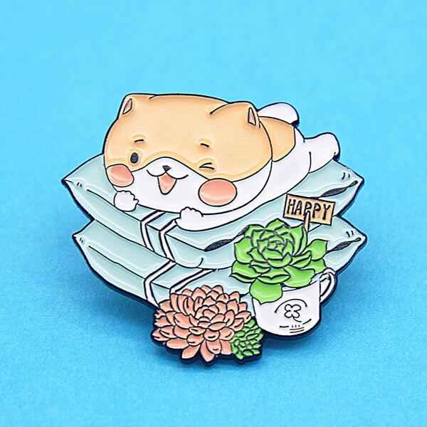 

Kids Cartoon Cat Design Brooch, Multicolor