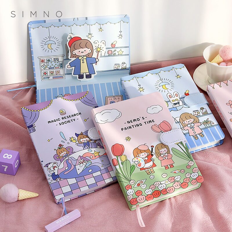 

1pc Cartoon Graphic Random Notebook, Multicolor