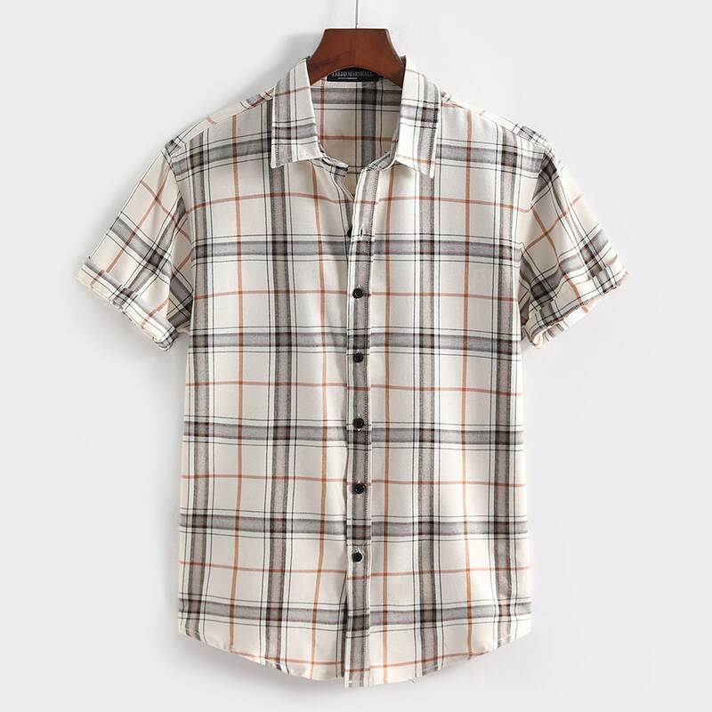 

Guys Plaid Button Up Shirt, Multicolor