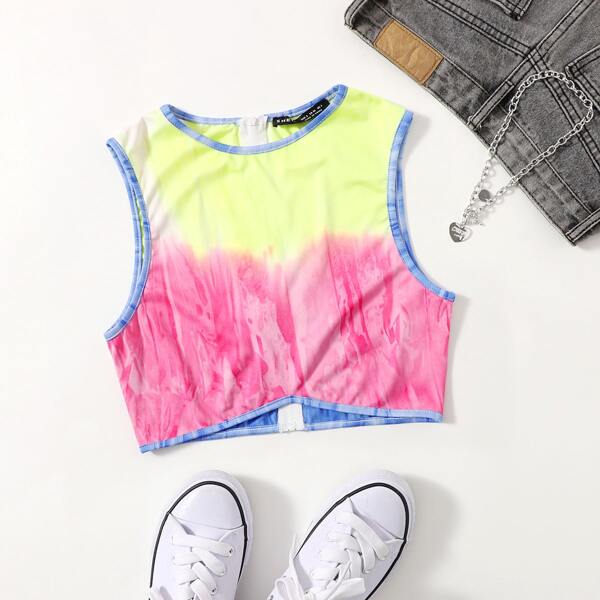 

Tie Dye Tank Top, Multicolor