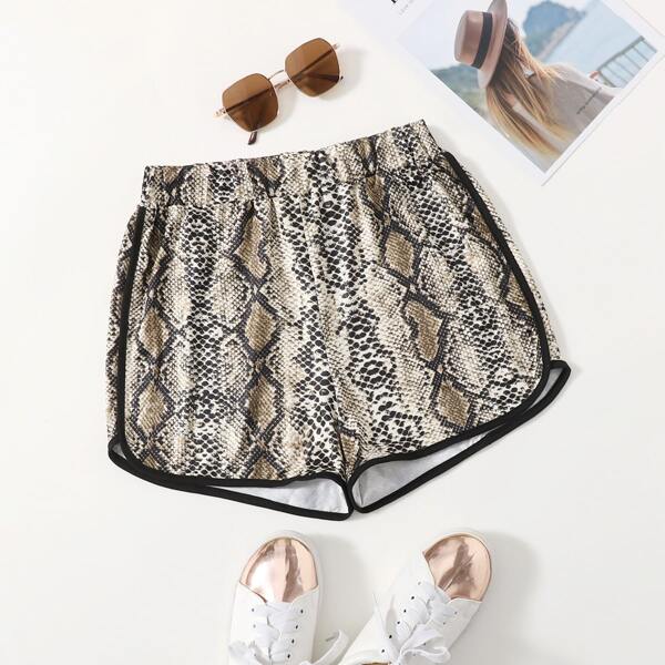 

Contrast Binding Shorts, Multicolor