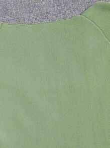 SHEIN Essnce Square Neck Knit Top - Mint Green - View 3