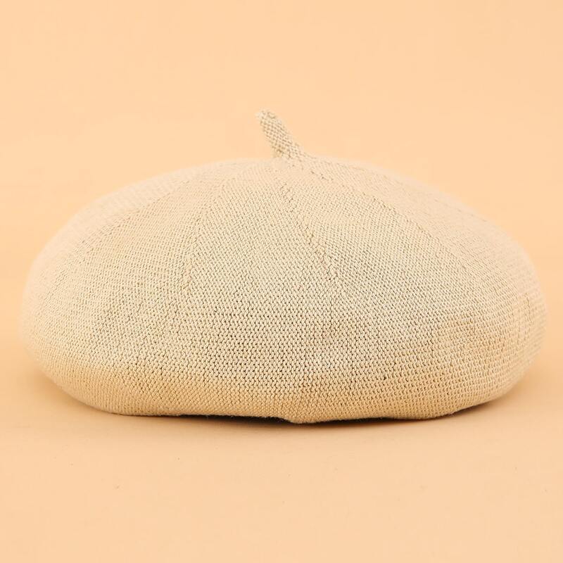 

Solid Simple Beret, Beige