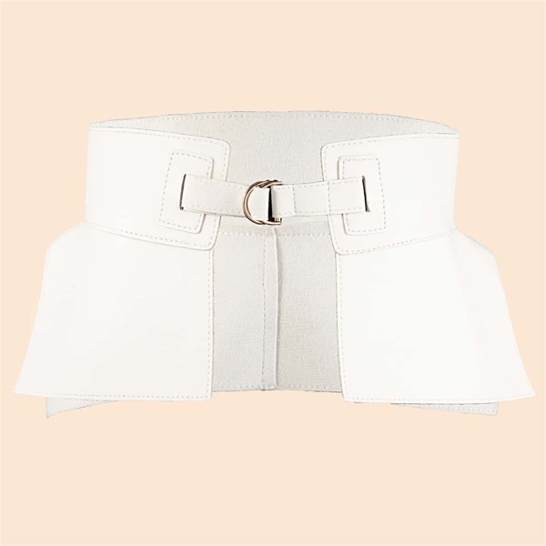 

Solid Corset Belt, White