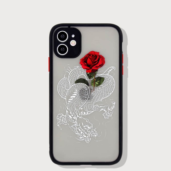 

Chinese Dragon Contrast Frame iPhone Case, Multicolor
