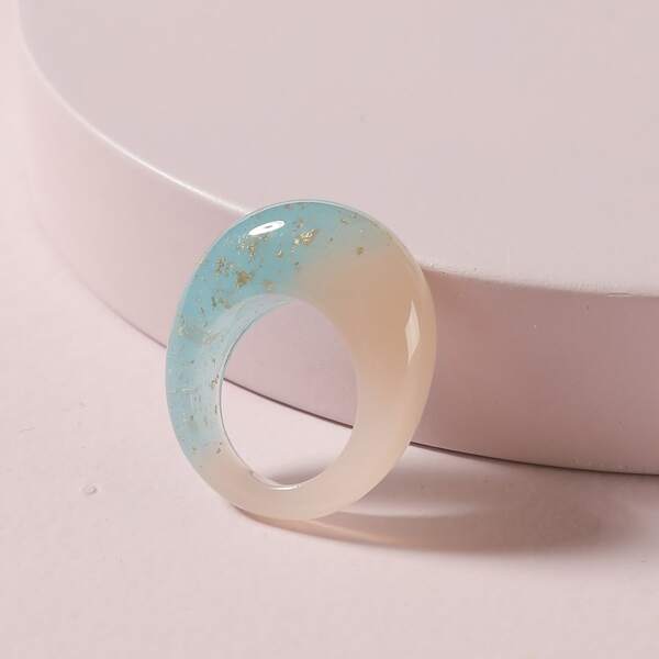 

1pc Resin Ring, Multicolor