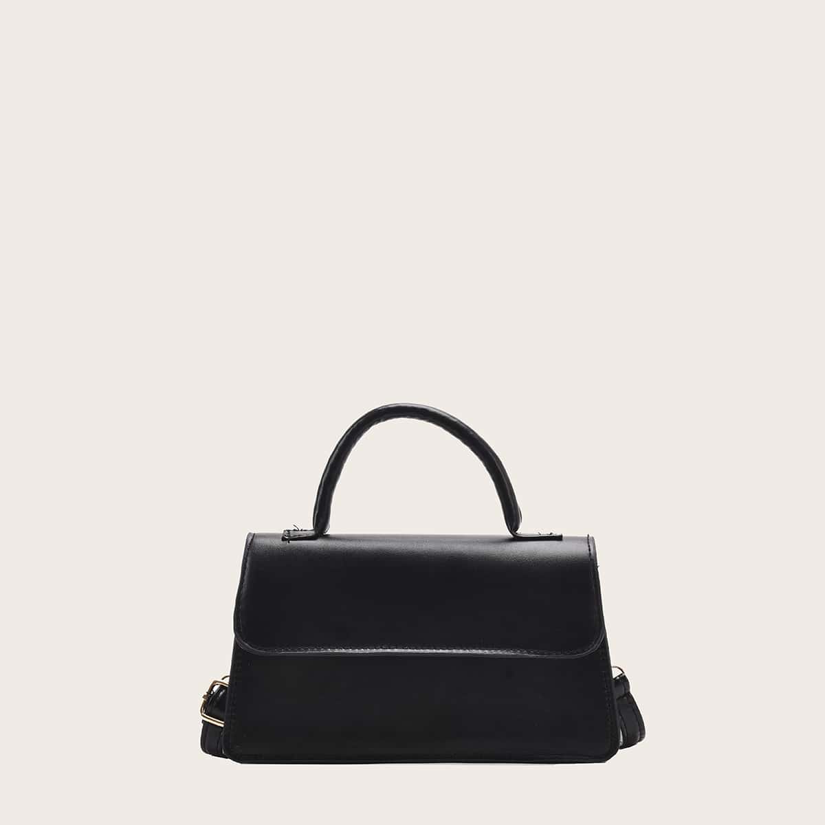

Minimalist Satchel Bag, Black
