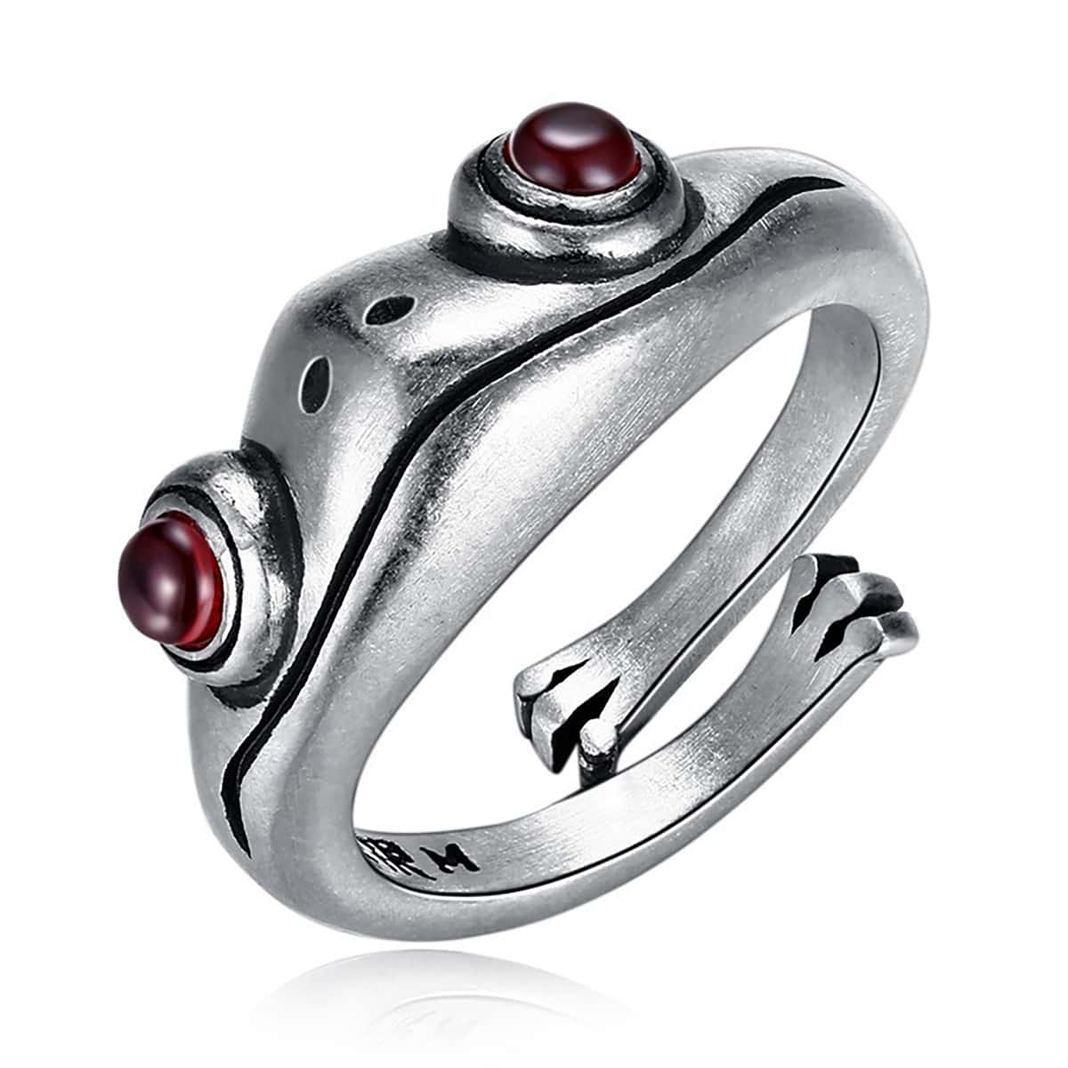 

1pc Frog Ring, Silver