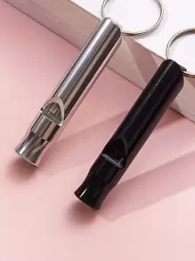 Street 2pcs Whistle Charm Keychain - Multicolor - View 3