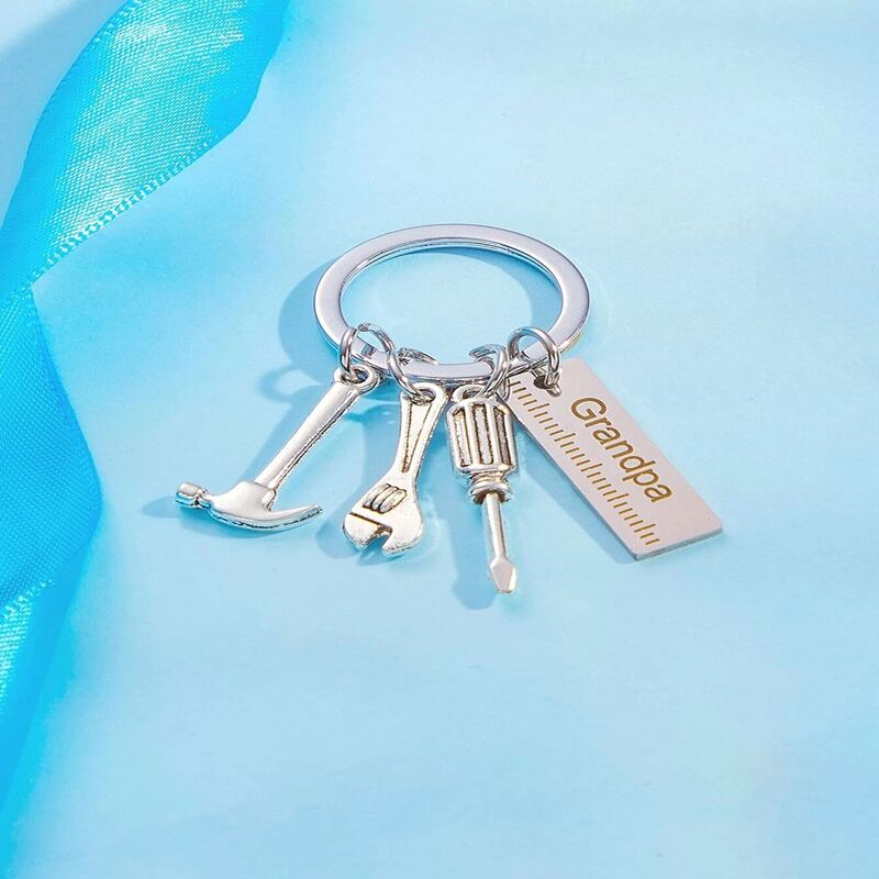 

1pc Tools Keychain, Silver