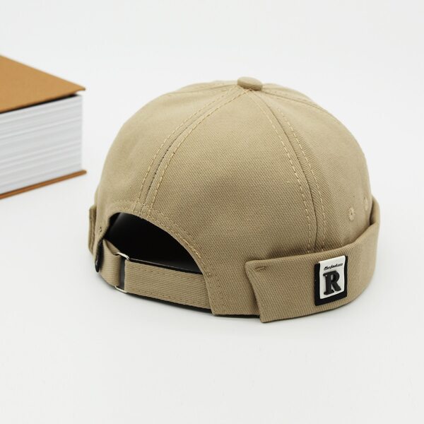 

Men Simple Docker Hat, Khaki