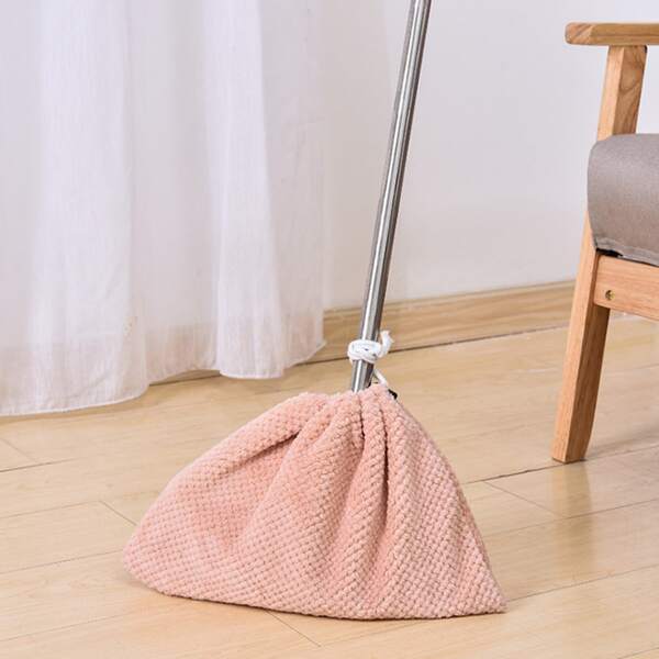 

1pc Water-Absorbing Broom Cover, Pink