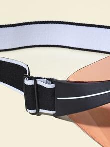 Sombrero visera transparente - Rojo - Ver 5