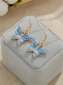 Pendientes De Mariposa En Forma De Gota - Ver 2