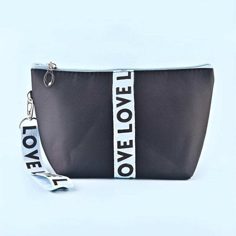 

Letter Graphic Makeup Bag, Multicolor