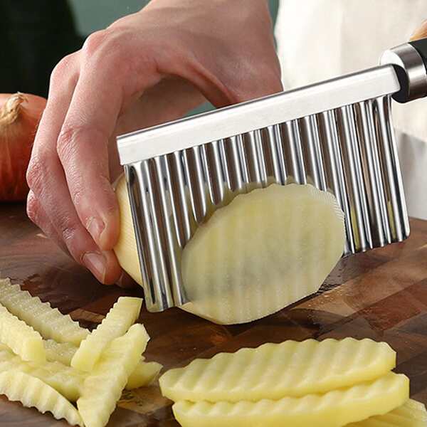 

1шт картофельный резак из нержавеющей стали, Серебряные