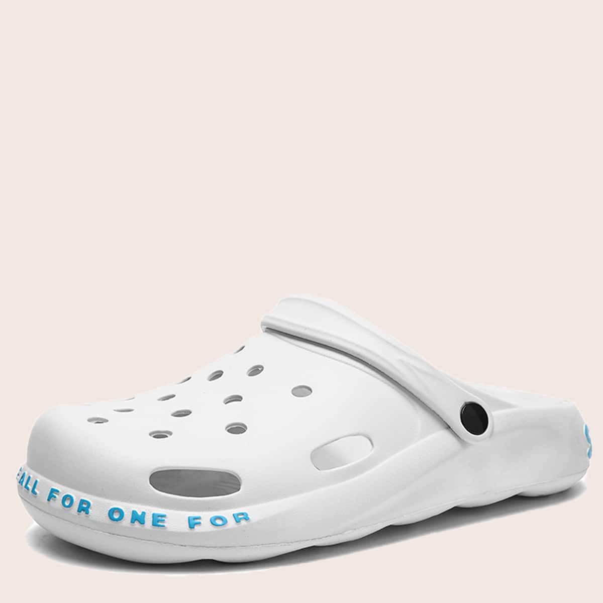 

Guys Slingback Vented Clogs, White