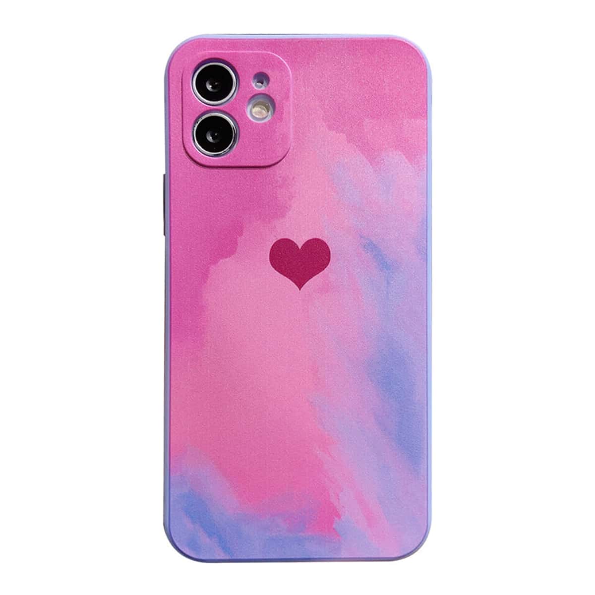 

Watercolor Heart iPhone Case, Multicolor