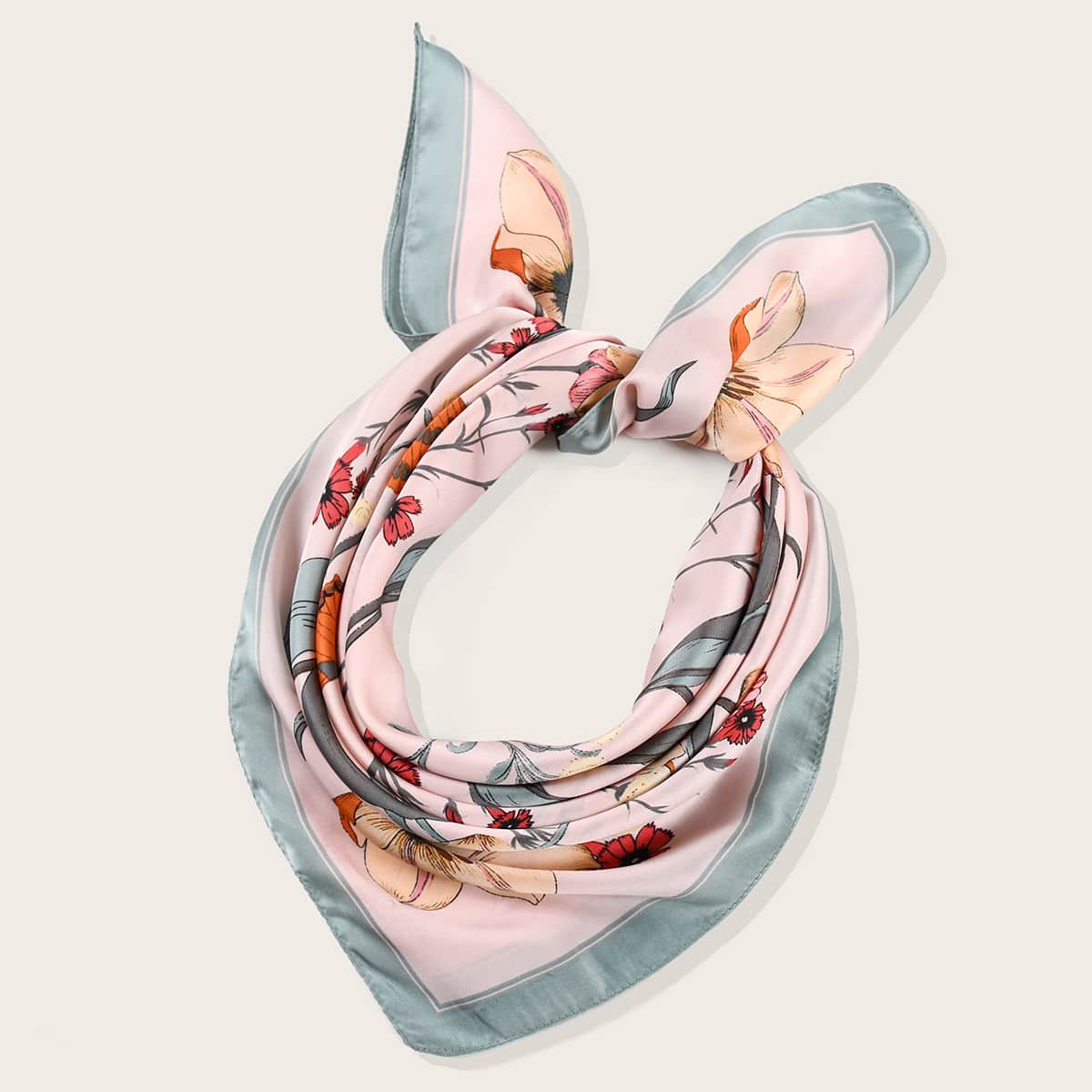 

Flower Print Bandana, Multicolor