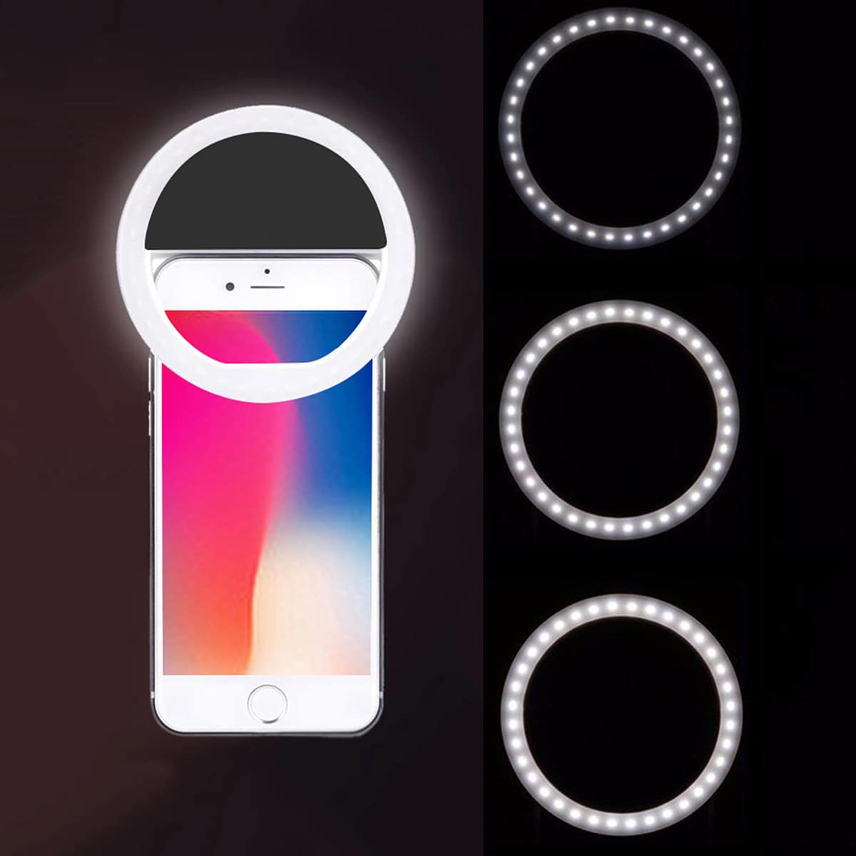 

Portable Mobile Phone Fill Light, Black
