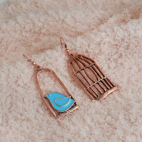 

Bird Decor Drop Earrings, Multicolor