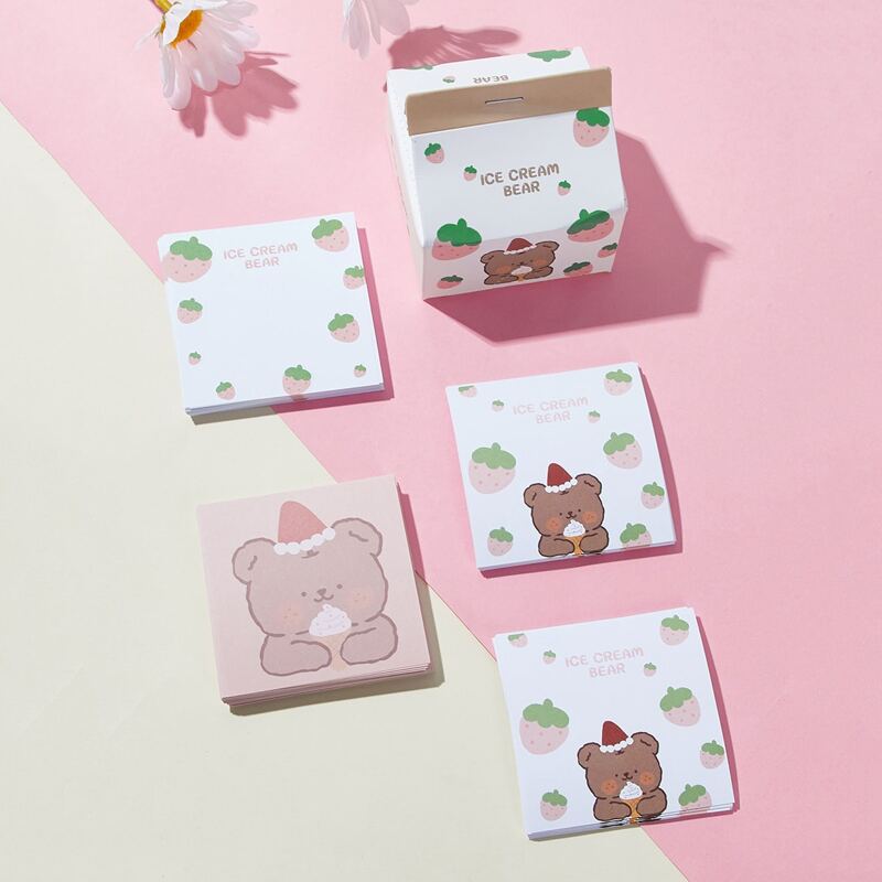 

1box Cartoon Pattern Sticky Note, Multicolor