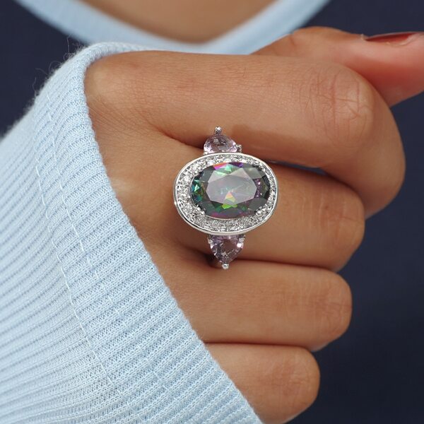 

Zircon Decor Ring, Multicolor