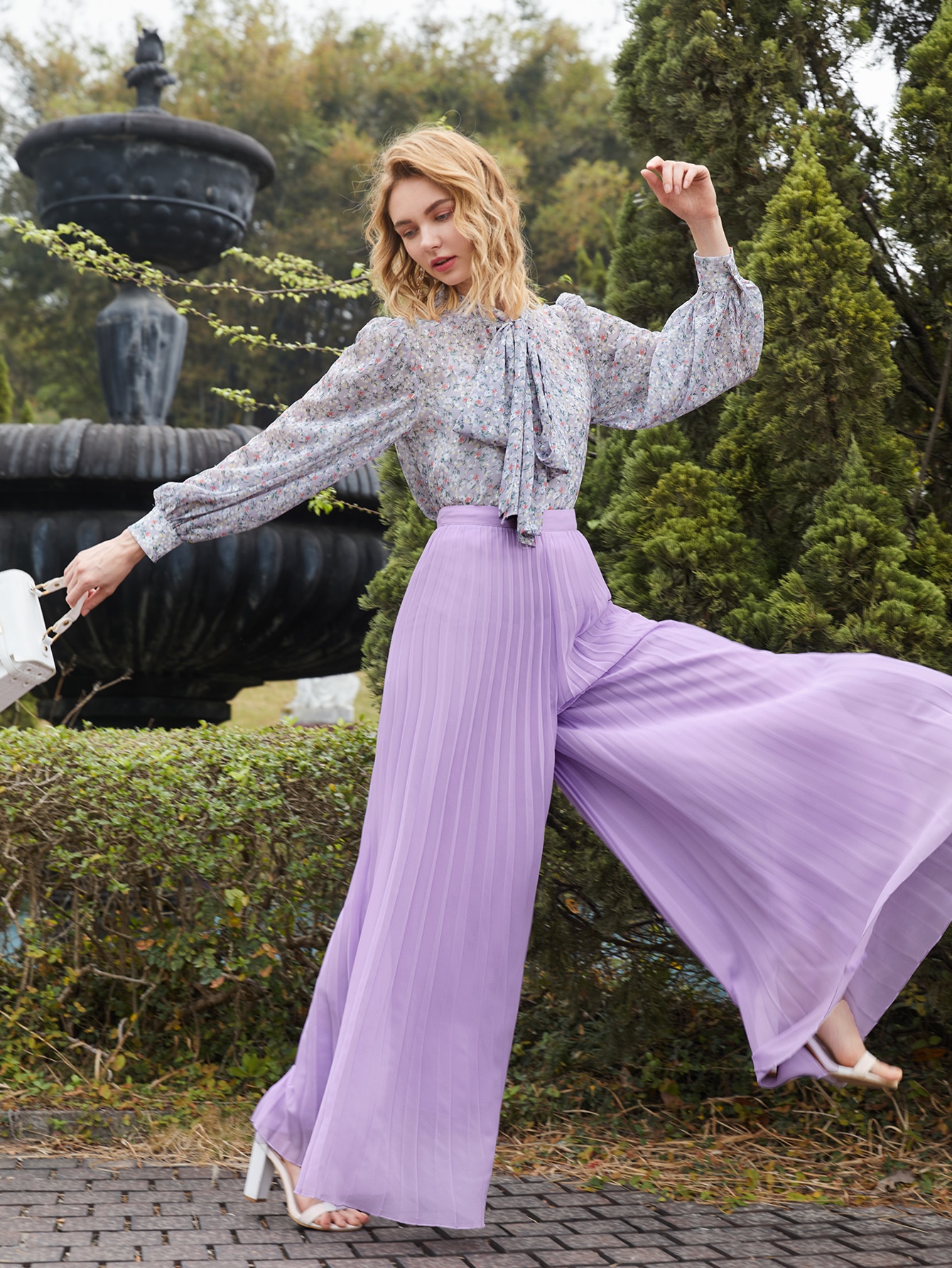 shein pantalones palazzo