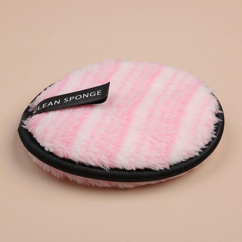 

1pc Makeup Remover Puff, Pink