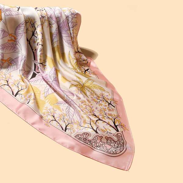 

Plants Print Bandana, Multicolor